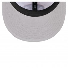 Бейсболка Boston Bruins New Era White/Black Repeat Two-Tone 59FIFTY