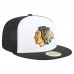 Бейсболка Chicago Blackhawks New Era White/Black Repeat Two-Tone 59FIFTY
