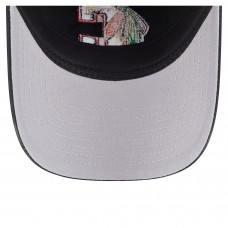 Бейсболка Chicago Blackhawks New Era Black Deceptor 9TWENTY