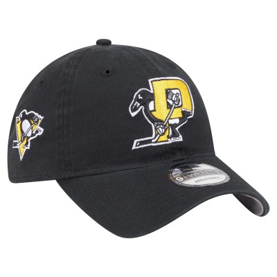 Бейсболка Pittsburgh Penguins New Era Black Deceptor 9TWENTY