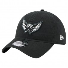 Бейсболка Washington Capitals New Era Black Stamp Fabric Applique 9TWENTY