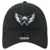 Бейсболка Washington Capitals New Era Black Stamp Fabric Applique 9TWENTY