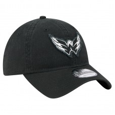 Бейсболка Washington Capitals New Era Black Stamp Fabric Applique 9TWENTY