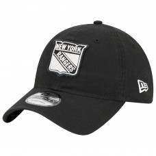 Бейсболка New York Rangers New Era Black Stamp Fabric Applique 9TWENTY Бейсболка New York Rangers New Era Black Stamp Fabric Applique 9TWENTY