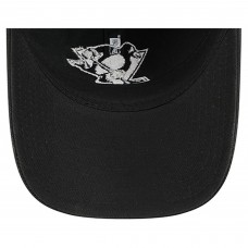 Бейсболка Pittsburgh Penguins New Era Black Stamp Fabric Applique 9TWENTY