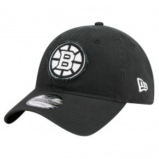 Бейсболка Boston Bruins New Era Black Stamp Fabric Applique 9TWENTY