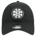Бейсболка Boston Bruins New Era Black Stamp Fabric Applique 9TWENTY