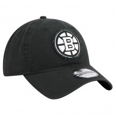 Бейсболка Boston Bruins New Era Black Stamp Fabric Applique 9TWENTY