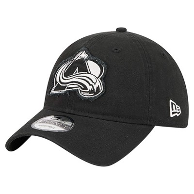 Бейсболка Colorado Avalanche New Era Black Stamp Fabric Applique 9TWENTY