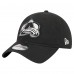 Бейсболка Colorado Avalanche New Era Black Stamp Fabric Applique 9TWENTY