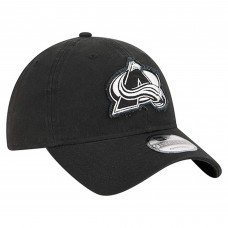 Бейсболка Colorado Avalanche New Era Black Stamp Fabric Applique 9TWENTY