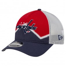 Бейсболка Washington Capitals New Era Navy/Red Hockey Sock 9FORTY A-Frame M-Crown