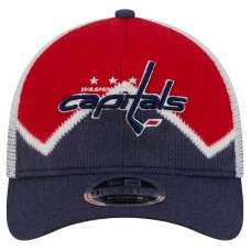 Бейсболка Washington Capitals New Era Navy/Red Hockey Sock 9FORTY A-Frame M-Crown