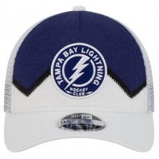 Бейсболка Tampa Bay Lightning New Era White/Blue Hockey Sock 9FORTY A-Frame M-Crown