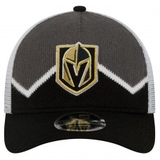 Бейсболка Vegas Golden Knights New Era Black/Gray Hockey Sock 9FORTY A-Frame M-Crown