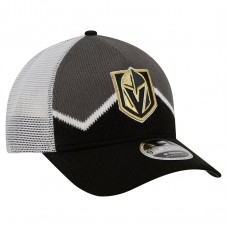 Бейсболка Vegas Golden Knights New Era Black/Gray Hockey Sock 9FORTY A-Frame M-Crown