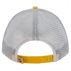 Бейсболка Nashville Predators New Era Gold/Navy Hockey Sock 9FORTY A-Frame M-Crown