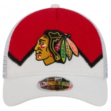 Бейсболка Chicago Blackhawks New Era White/Red Hockey Sock 9FORTY A-Frame M-Crown Бейсболка Chicago Blackhawks New Era White/Red Hockey Sock 9FORTY A-Frame M-Crown