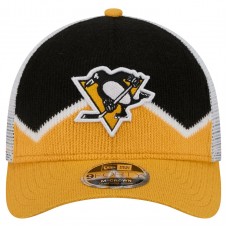 Бейсболка Pittsburgh Penguins New Era Gold/Black Hockey Sock 9FORTY A-Frame M-Crown Бейсболка Pittsburgh Penguins New Era Gold/Black Hockey Sock 9FORTY A-Frame M-Crown