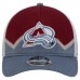 Бейсболка Colorado Avalanche New Era Silver/Burgundy Hockey Sock 9FORTY A-Frame M-Crown