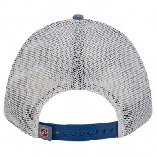 Бейсболка Colorado Avalanche New Era Silver/Burgundy Hockey Sock 9FORTY A-Frame M-Crown