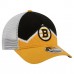 Бейсболка Boston Bruins New Era Gold/Black Hockey Sock 9FORTY A-Frame M-Crown