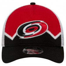 Бейсболка Carolina Hurricanes New Era Black/Red Hockey Sock 9FORTY A-Frame M-Crown