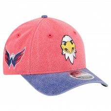 Бейсболка Washington Capitals New Era Red/Navy Mascot 2-Tone 9FORTY