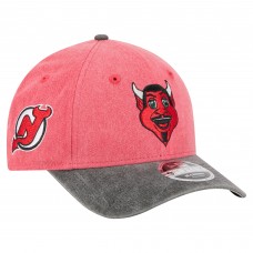Бейсболка New Jersey Devils New Era Red/Black Mascot 2-Tone 9FORTY