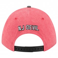 Бейсболка New Jersey Devils New Era Red/Black Mascot 2-Tone 9FORTY