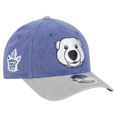 Бейсболка Toronto Maple Leafs New Era Blue/Gray Mascot 2-Tone 9FORTY