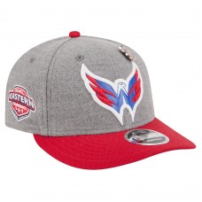 Бейсболка Washington Capitals New Era Gray/Red Wool Pin Low Profile 9FIFTY Snapback