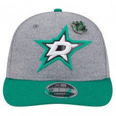 Бейсболка Dallas Stars New Era Kelly Green/Green Wool Pin Low Profile 9FIFTY Snapback