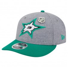 Бейсболка Dallas Stars New Era Kelly Green/Green Wool Pin Low Profile 9FIFTY Snapback