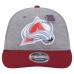 Бейсболка Colorado Avalanche New Era Gray/Burgundy Wool Pin Low Profile 9FIFTY Snapback