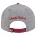 Бейсболка Colorado Avalanche New Era Gray/Burgundy Wool Pin Low Profile 9FIFTY Snapback
