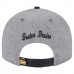 Бейсболка Boston Bruins New Era Gray/Black Wool Pin Low Profile 9FIFTY Snapback