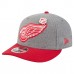 Бейсболка Detroit Red Wings New Era Gray/Red Wool Pin Low Profile 9FIFTY Snapback
