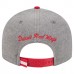 Бейсболка Detroit Red Wings New Era Gray/Red Wool Pin Low Profile 9FIFTY Snapback