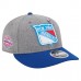 Бейсболка New York Rangers New Era Gray/Blue Wool Pin Low Profile 9FIFTY Snapback