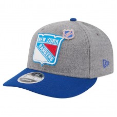 Бейсболка New York Rangers New Era Gray/Blue Wool Pin Low Profile 9FIFTY Snapback Бейсболка New York Rangers New Era Gray/Blue Wool Pin Low Profile 9FIFTY Snapback