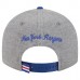 Бейсболка New York Rangers New Era Gray/Blue Wool Pin Low Profile 9FIFTY Snapback
