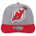 Бейсболка New Jersey Devils New Era Gray/Red Wool Pin Low Profile 9FIFTY Snapback