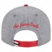 Бейсболка New Jersey Devils New Era Gray/Red Wool Pin Low Profile 9FIFTY Snapback
