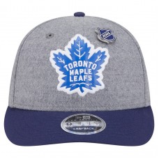 Бейсболка Toronto Maple Leafs New Era Gray/Blue Wool Pin Low Profile 9FIFTY Snapback