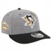 Бейсболка Pittsburgh Penguins New Era Gray/Black Wool Pin Low Profile 9FIFTY Snapback