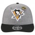 Бейсболка Pittsburgh Penguins New Era Gray/Black Wool Pin Low Profile 9FIFTY Snapback