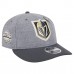 Бейсболка Vegas Golden Knights New Era Gray/Black Wool Pin Low Profile 9FIFTY Snapback