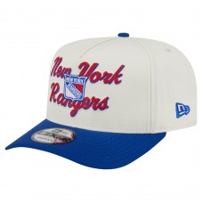 Бейсболка New York Rangers New Era Cream/Blue Chainstitch 9FIFTY A-Frame Snapback Бейсболка New York Rangers New Era Cream/Blue Chainstitch 9FIFTY A-Frame Snapback