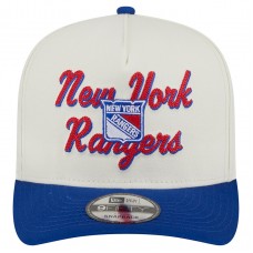 Бейсболка New York Rangers New Era Cream/Blue Chainstitch 9FIFTY A-Frame Snapback Бейсболка New York Rangers New Era Cream/Blue Chainstitch 9FIFTY A-Frame Snapback